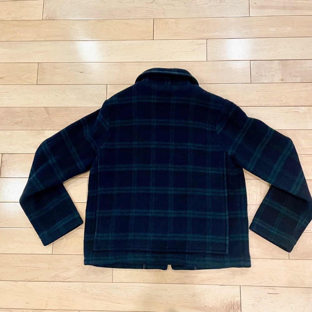NWOT CURRENT/ELLIOTT Wool Felt Plaid Shirt Jacket - Picture 6 of 8